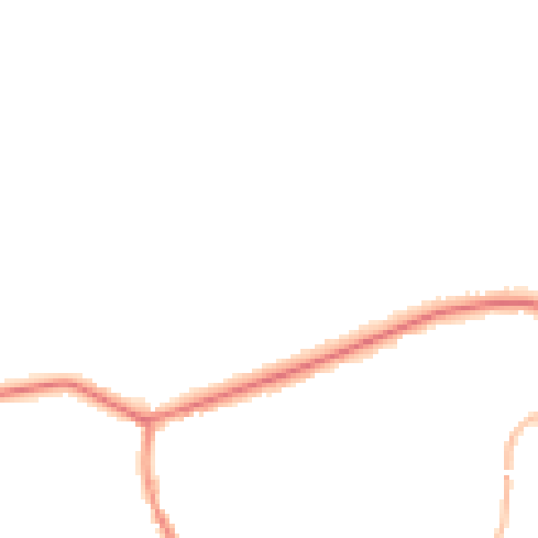 Night-time road noise heatmap for OL4 4DU