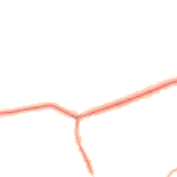 Night-time road noise heatmap for OL4 4DX