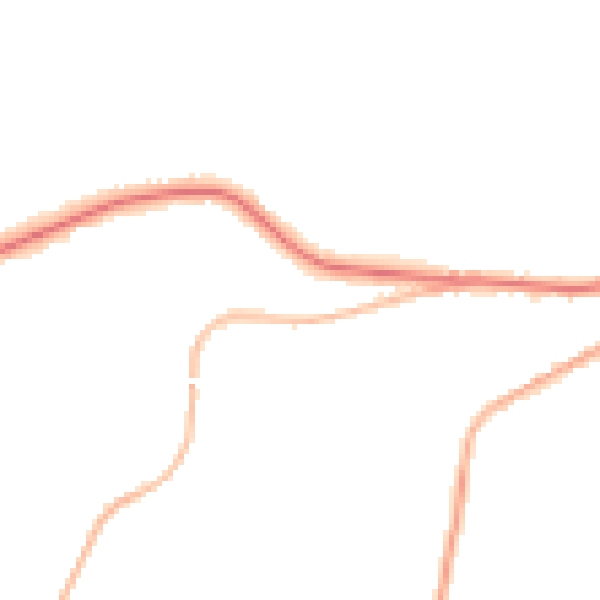 Night-time road noise heatmap for OL4 4EX