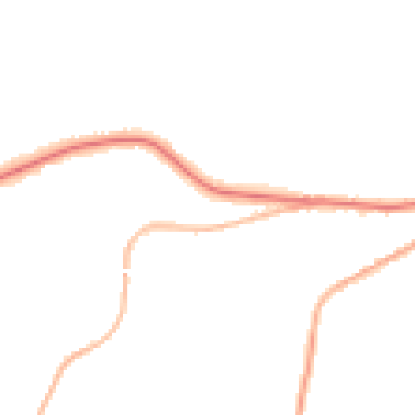 Night-time road noise heatmap for OL4 4EY