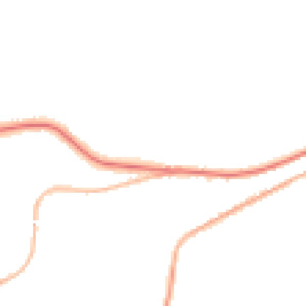 Night-time road noise heatmap for OL4 4GH