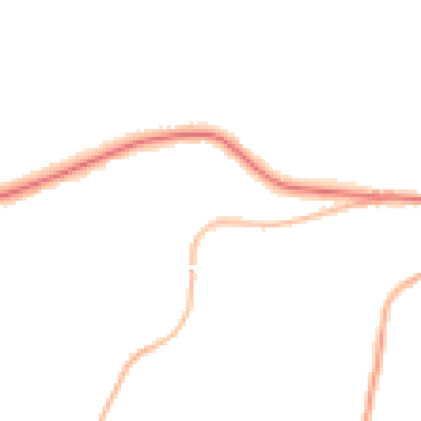 Night-time road noise heatmap for OL4 4HF
