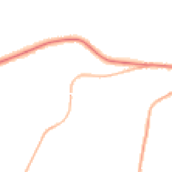 Night-time road noise heatmap for OL4 4HG