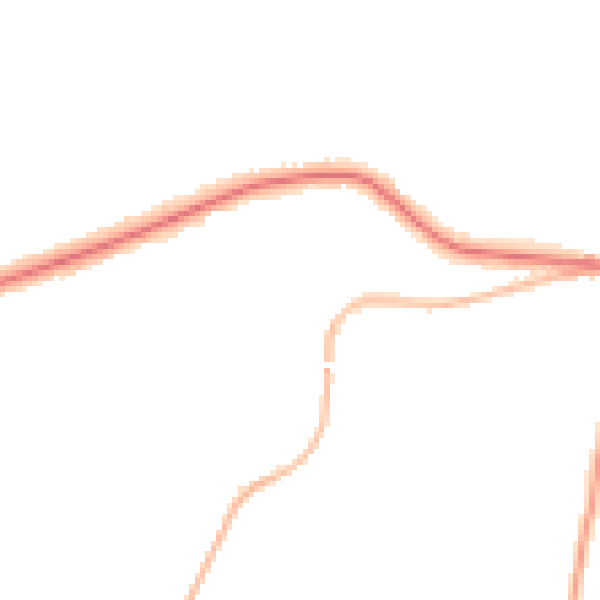 Night-time road noise heatmap for OL4 4HR