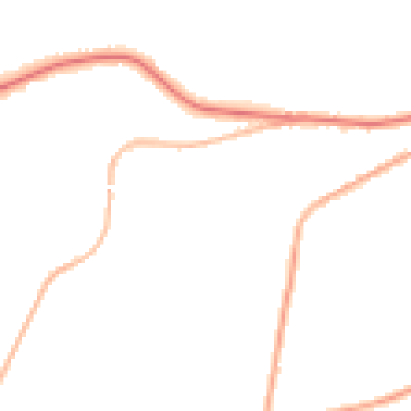 Night-time road noise heatmap for OL4 4HS