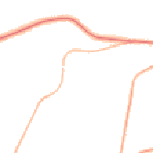 Night-time road noise heatmap for OL4 4HW
