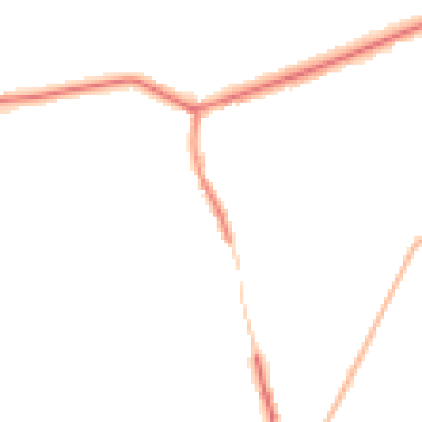 Night-time road noise heatmap for OL4 4JL