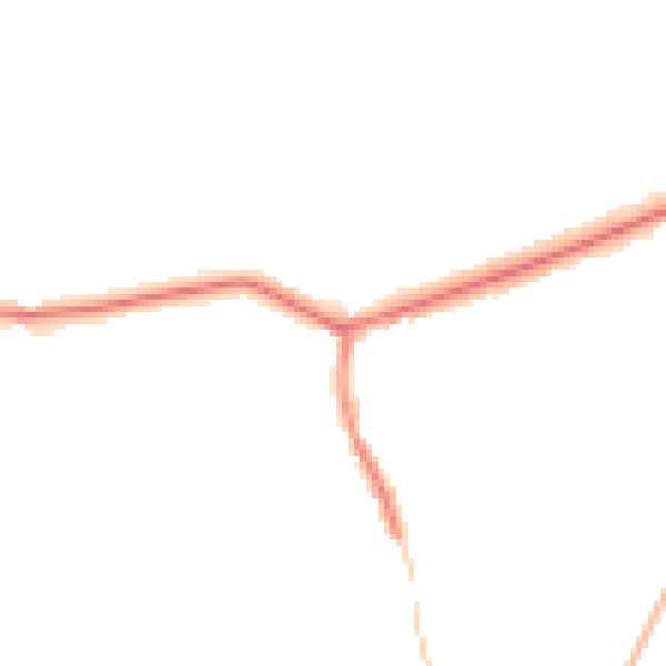 Night-time road noise heatmap for OL4 4JZ