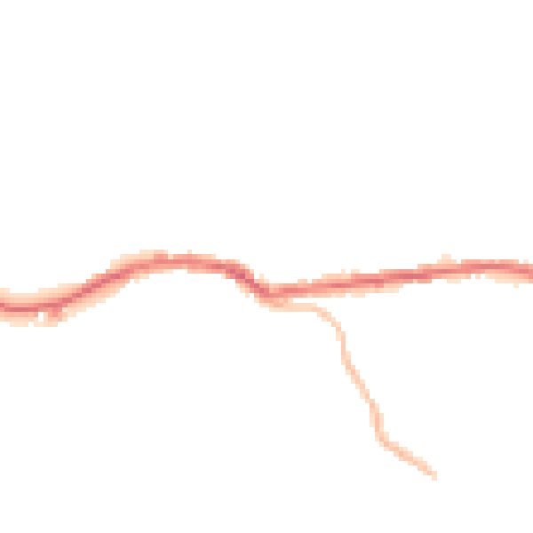 Night-time road noise heatmap for OL4 4LX