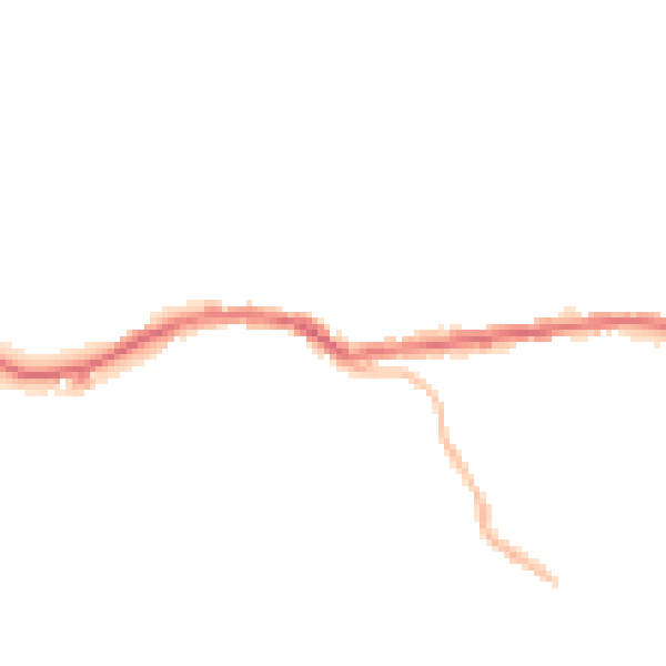 Night-time road noise heatmap for OL4 4LY
