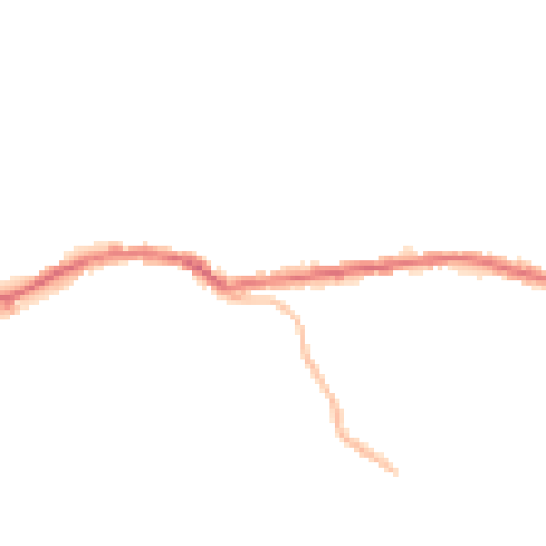 Night-time road noise heatmap for OL4 4PW