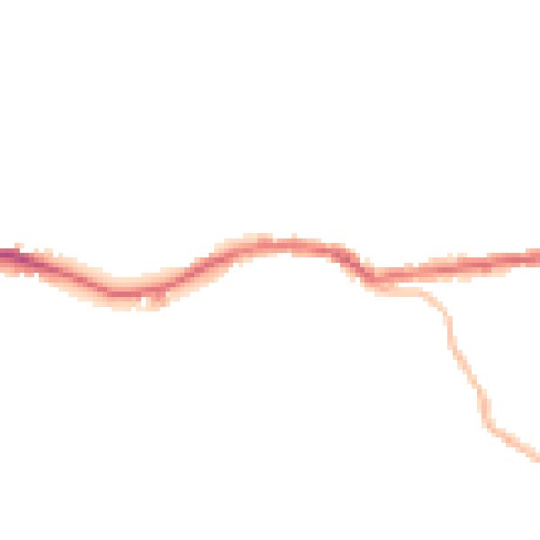 Night-time road noise heatmap for OL4 5AF