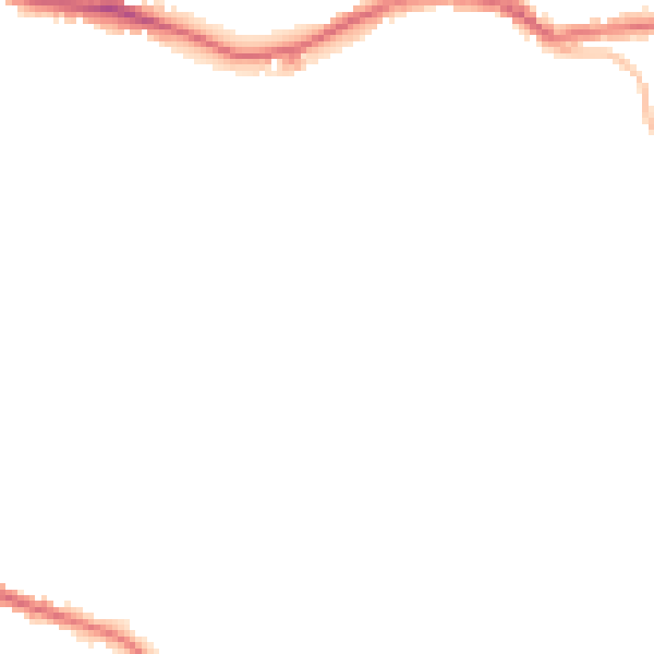 Night-time road noise heatmap for OL4 5BP
