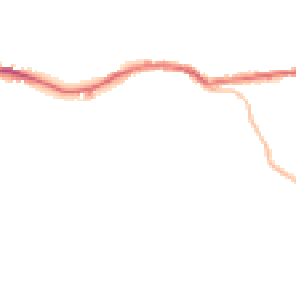 Night-time road noise heatmap for OL4 5BX