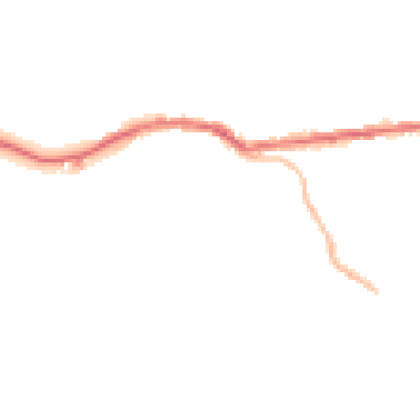 Night-time road noise heatmap for OL4 5BY