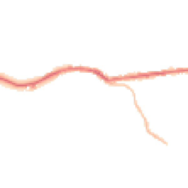 Night-time road noise heatmap for OL4 5DF