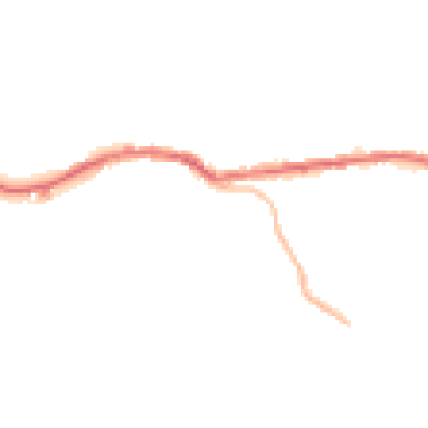 Night-time road noise heatmap for OL4 5DN