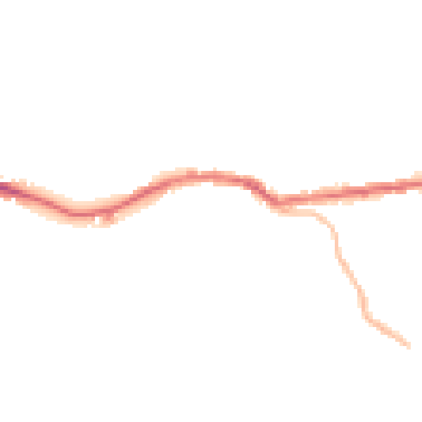 Night-time road noise heatmap for OL4 5EJ