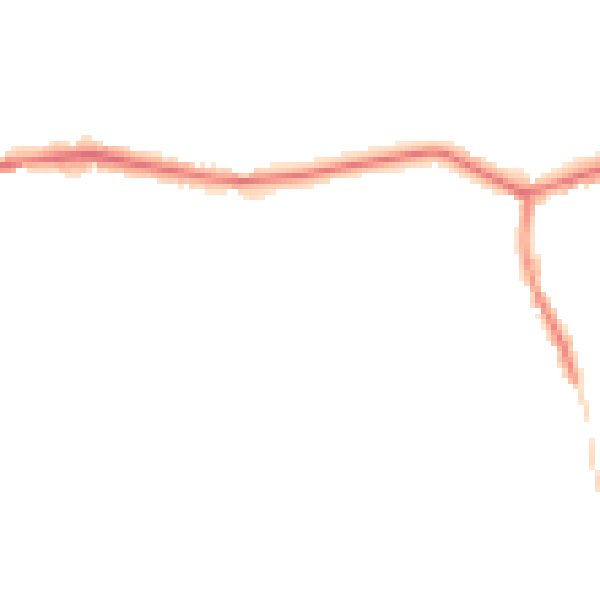 Night-time road noise heatmap for OL4 5JH