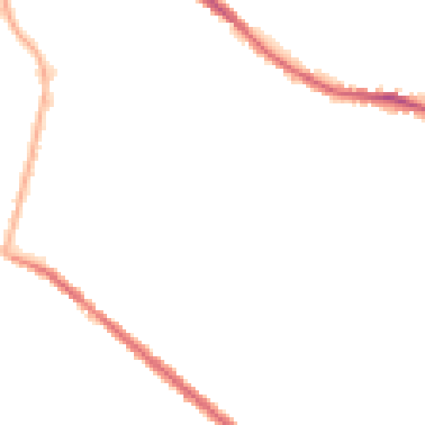 Night-time road noise heatmap for OL4 5LE