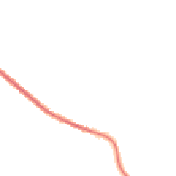 Night-time road noise heatmap for OL4 5NF