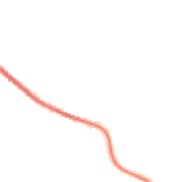 Night-time road noise heatmap for OL4 5NQ