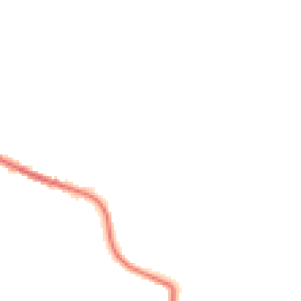 Night-time road noise heatmap for OL4 5NW