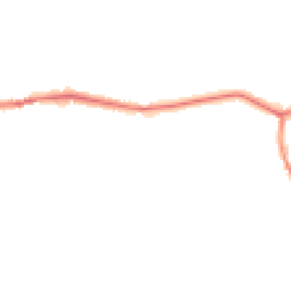 Night-time road noise heatmap for OL4 5RQ