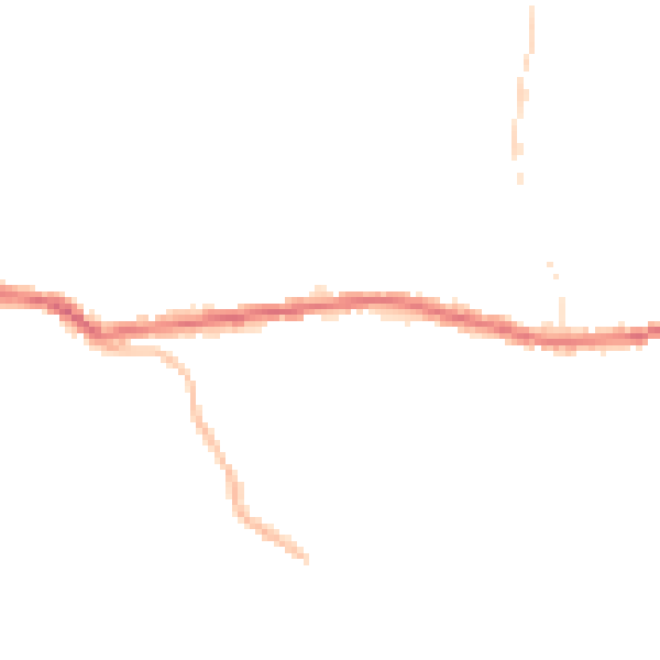 Night-time road noise heatmap for OL4 5ST