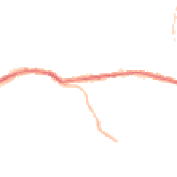 Night-time road noise heatmap for OL4 5TR