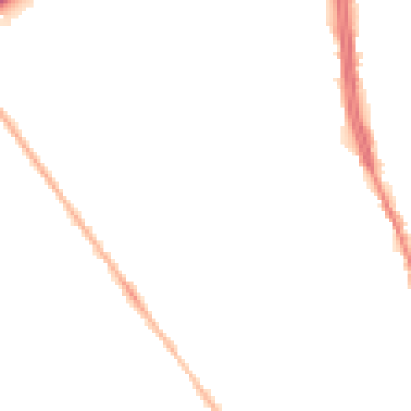 Night-time road noise heatmap for OL8 1AA