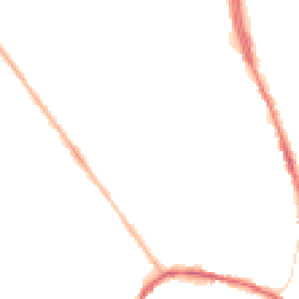 Night-time road noise heatmap for OL8 1AE