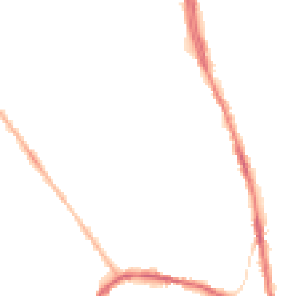 Night-time road noise heatmap for OL8 1AS