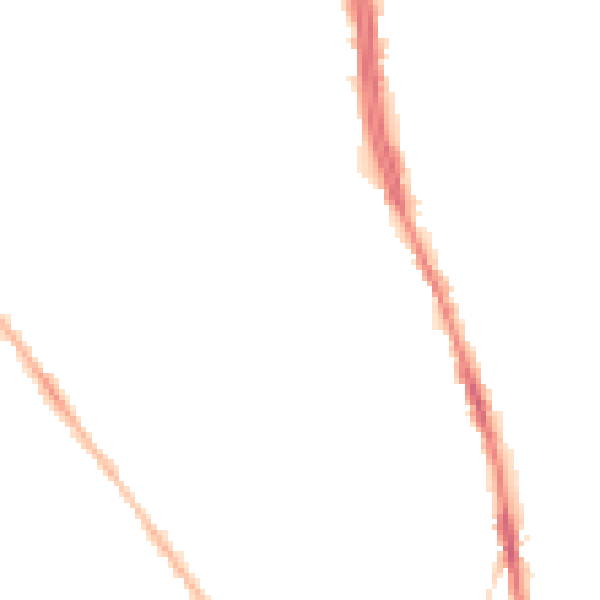 Night-time road noise heatmap for OL8 1AU