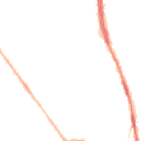 Night-time road noise heatmap for OL8 1AX