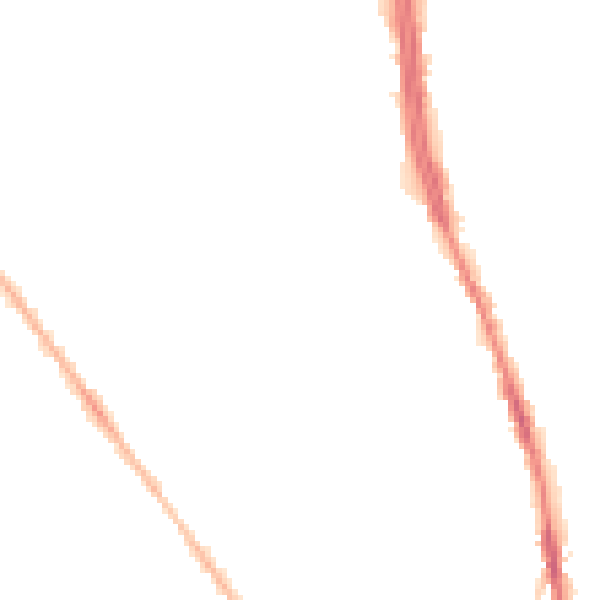 Night-time road noise heatmap for OL8 1AY