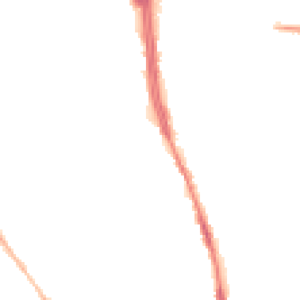 Night-time road noise heatmap for OL8 1BH