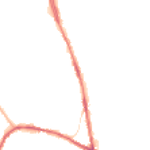 Night-time road noise heatmap for OL8 1QP