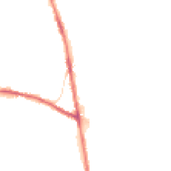 Night-time road noise heatmap for OL8 2AJ