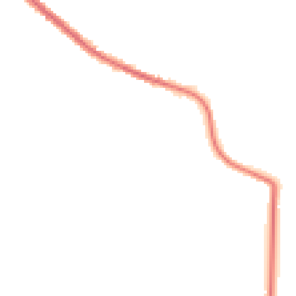 Night-time road noise heatmap for OL8 2EZ