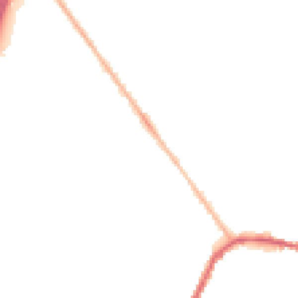Night-time road noise heatmap for OL8 4DP
