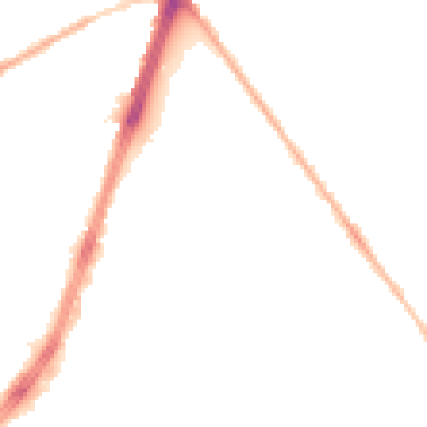 Night-time road noise heatmap for OL8 4ES