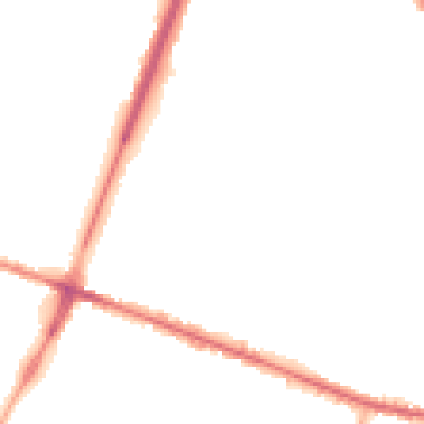 Night-time road noise heatmap for OL9 0DS