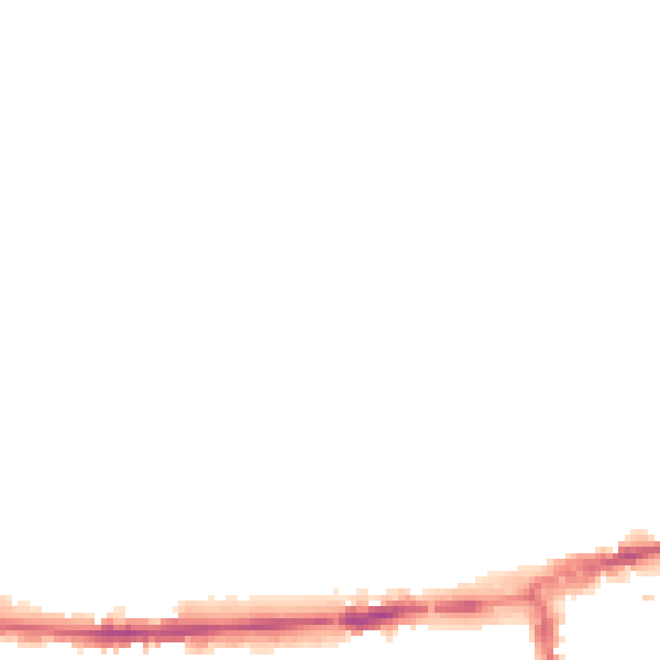 Night-time road noise heatmap for OX1 1AG