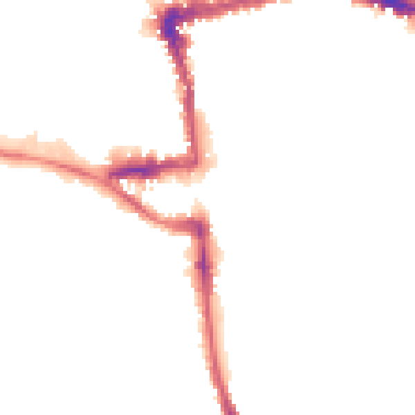Night-time road noise heatmap for OX1 1DQ
