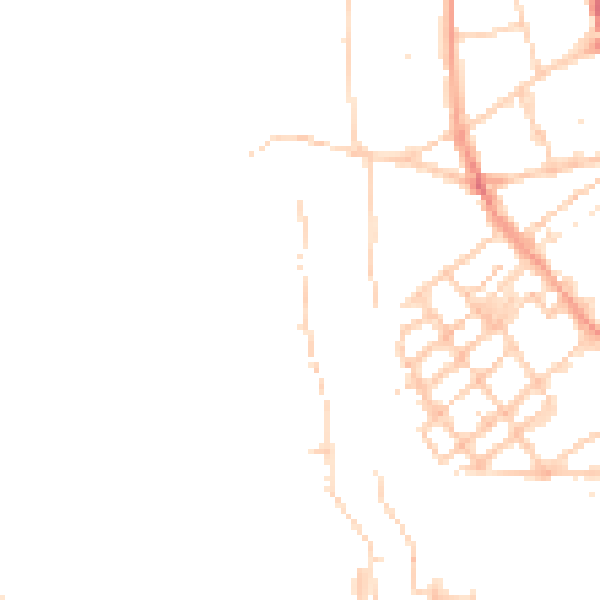 Daytime road noise heatmap for OX1 1GA