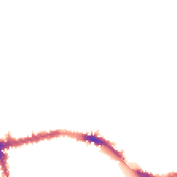 Night-time road noise heatmap for OX1 3TS