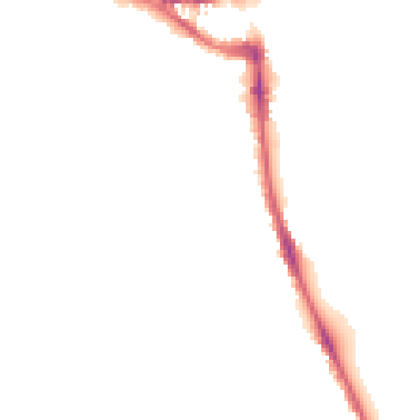 Night-time road noise heatmap for OX1 4LZ