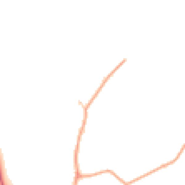 Daytime road noise heatmap for OX1 5HW