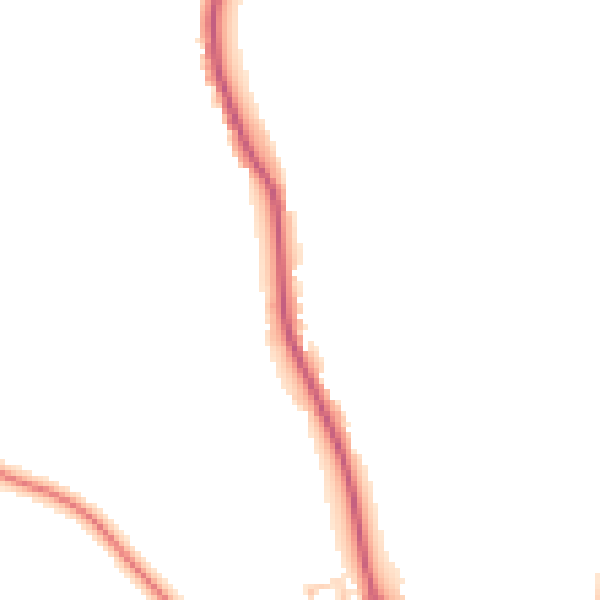 Daytime road noise heatmap for OX1 5JS